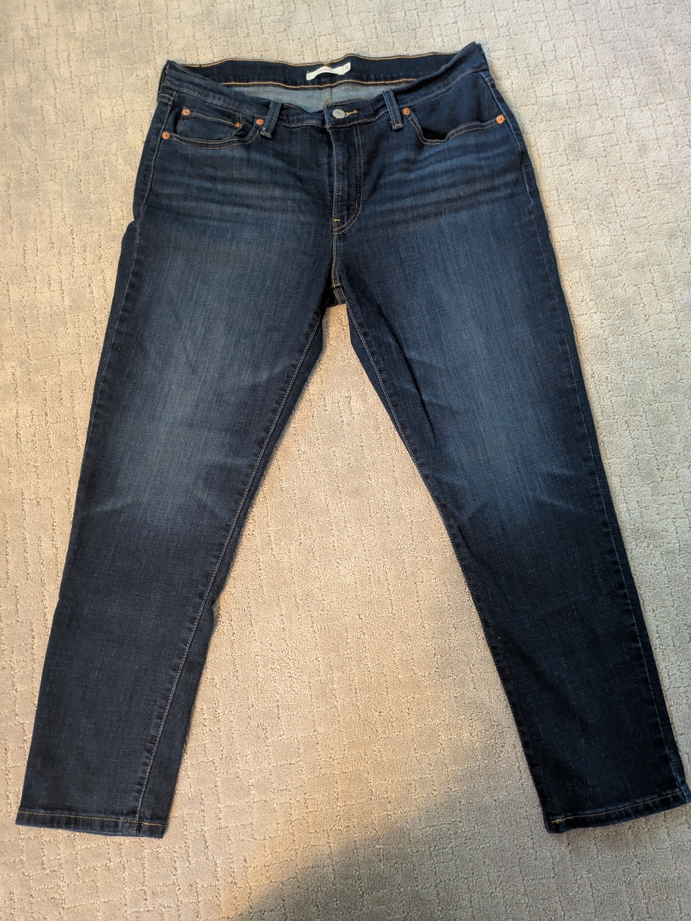 Levi's Dark Blue Boyfriend Jeans